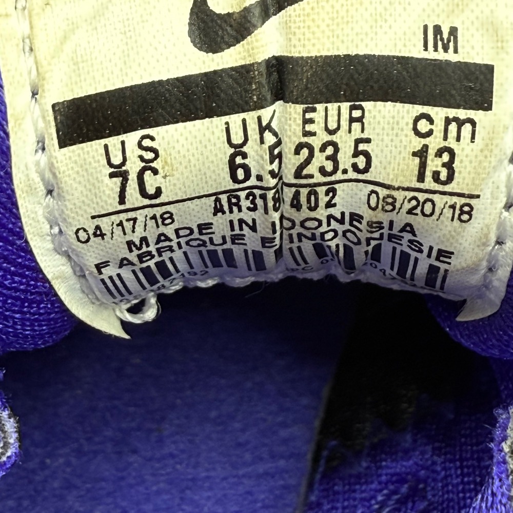 Kids Nike Air‎ Huarache Toddler Shoes Purple White Size 7C - Picture 8 of 8
